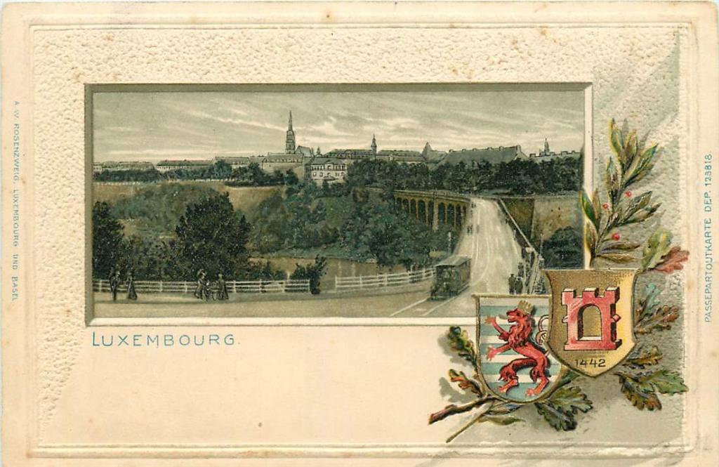 381-213-011 Luxembourg, Verzenden, Voor 1920, Overig Europa