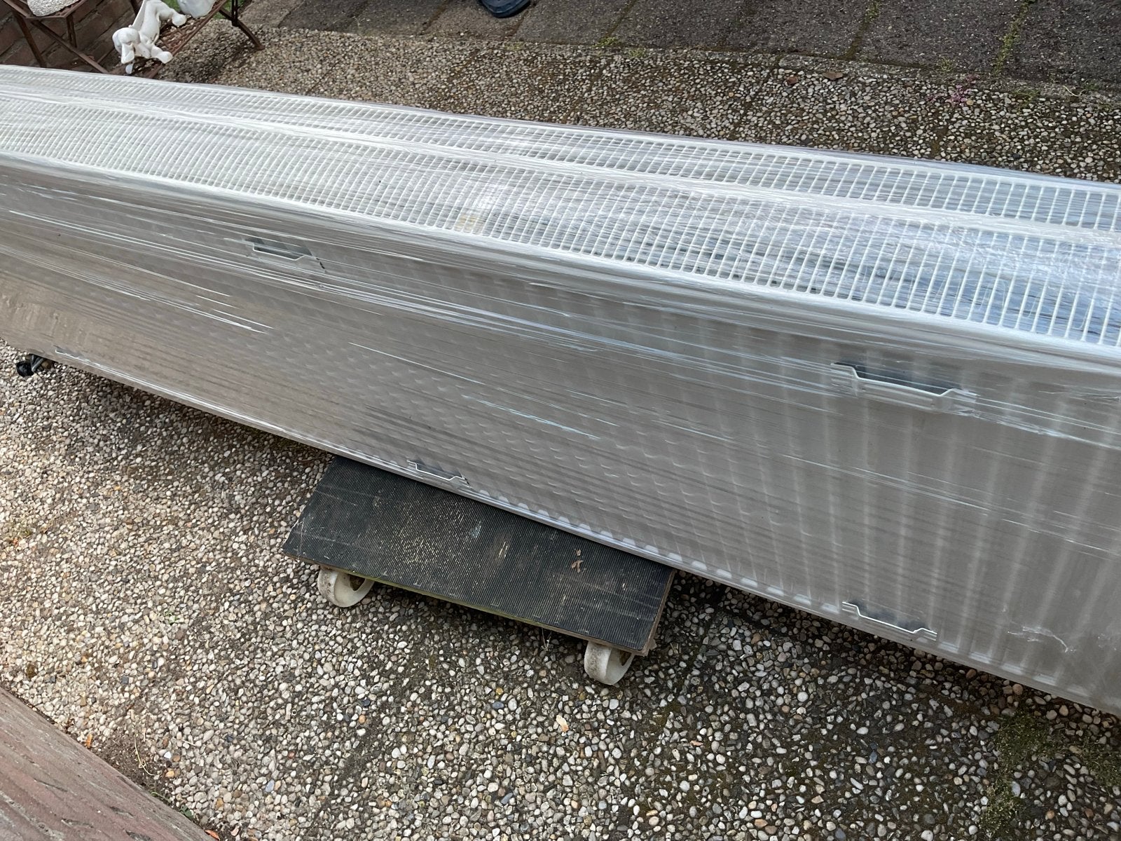 Radiator 200 cm breed met thermostaat, Doe-het-zelf en Verbouw, Verwarming en Radiatoren, Ophalen, 30 tot 80 cm, Radiator, 150 cm of meer