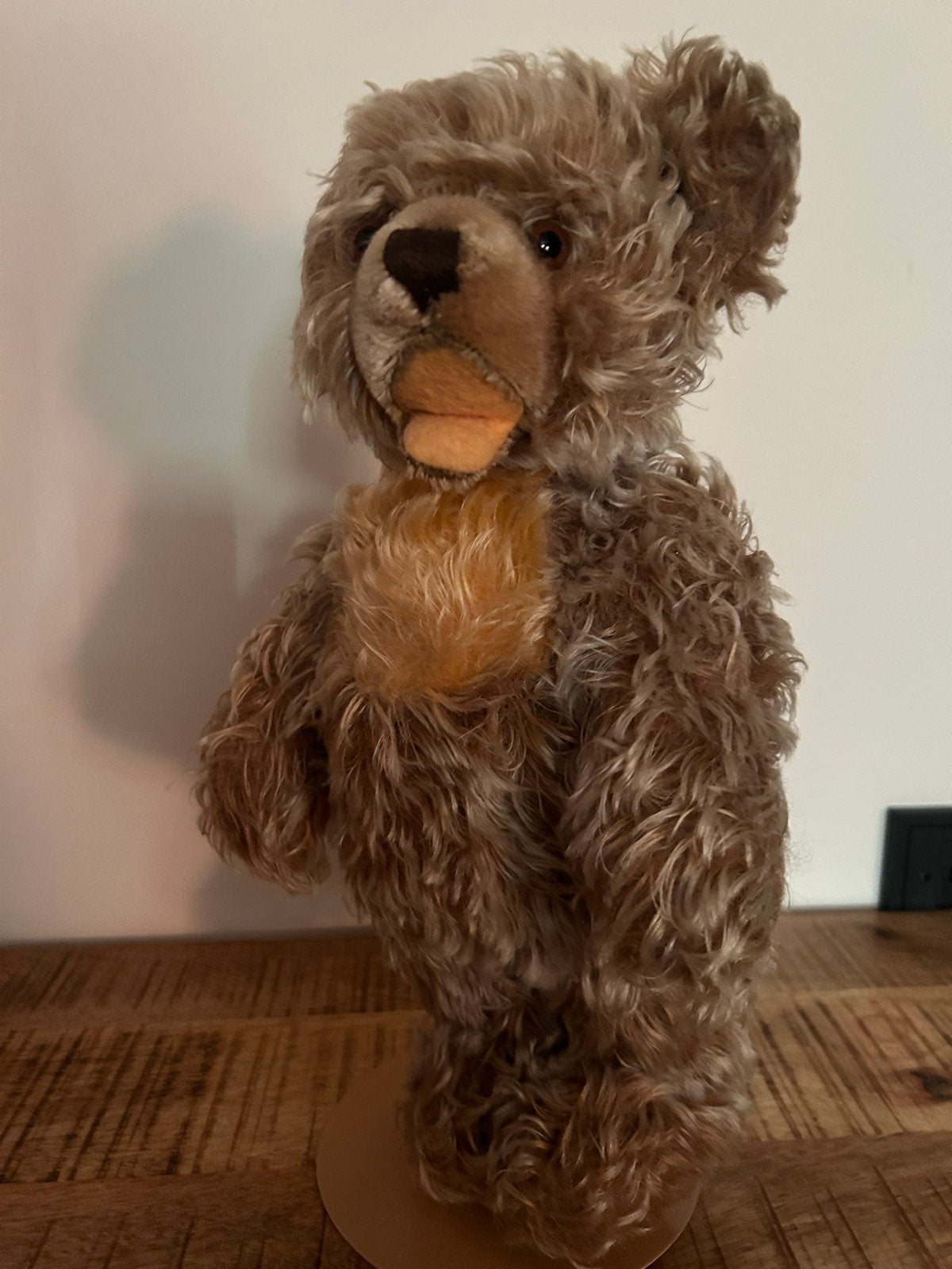 Oude beer zotti met stro, Verzamelen, Beren en Cherished Teddies, Gebruikt, Ophalen of Verzenden
