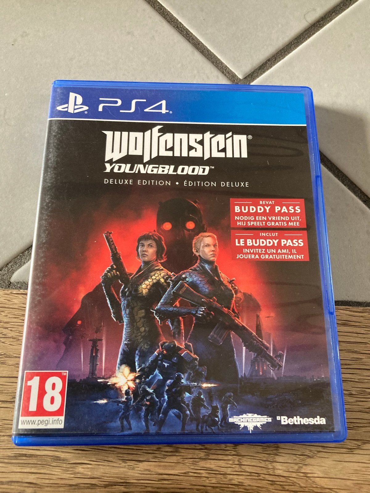 Wolfenstein Youngblood Deluxe Edition PS4, Spelcomputers en Games, Games | Sony PlayStation 4, Online, Gebruikt, Vanaf 18 jaar