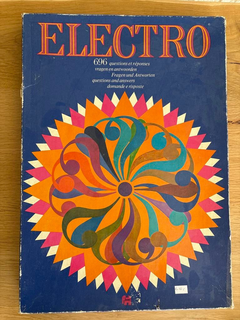 Vintage Electro Vragen en Antwoorden Spel, Ophalen of Verzenden, Gebruikt