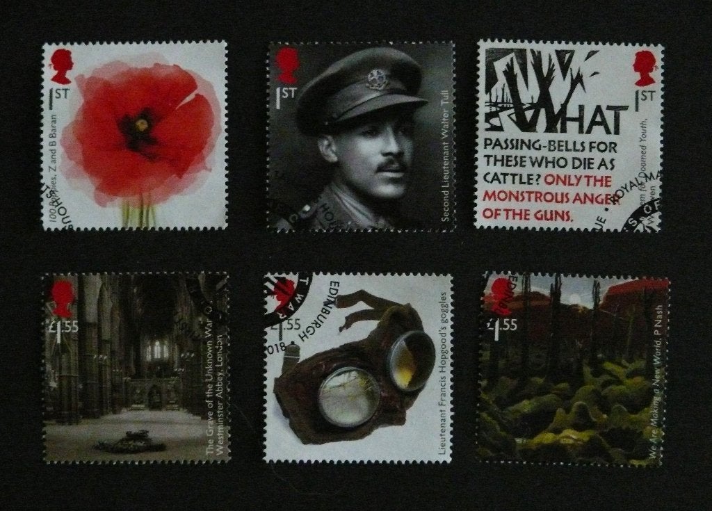 UK / Engeland 2018 WO 1 / Lest we forget, Verzenden, Gestempeld