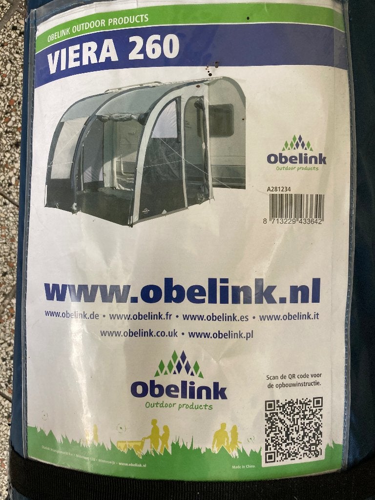 voortent lichtgewicht, Ophalen of Verzenden, Zo goed als nieuw, Tot en met 2