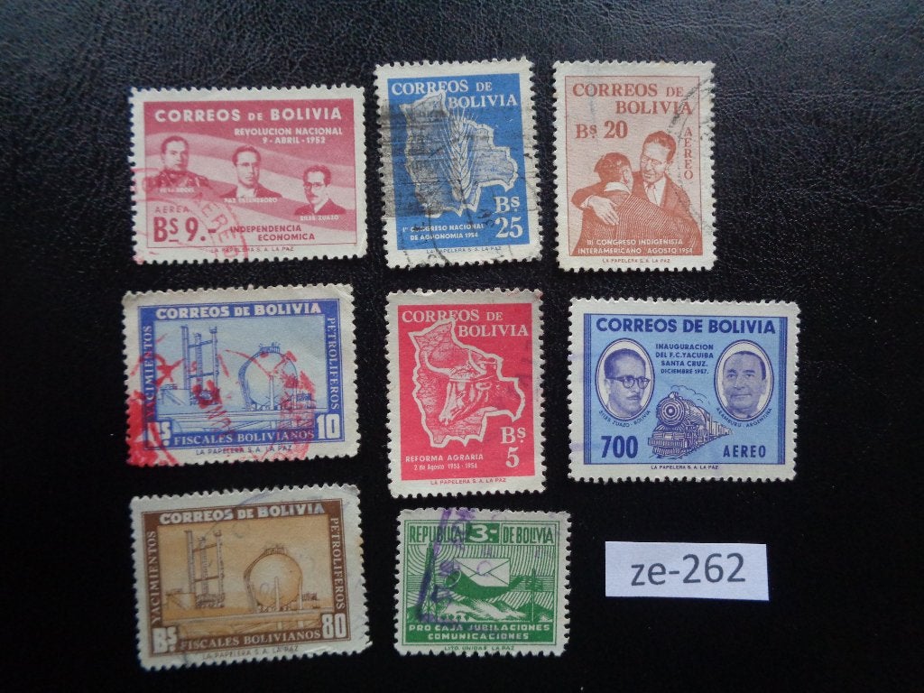 bolivia - diverse (ze-262), Ophalen of Verzenden, Gestempeld, Zuid-Amerika