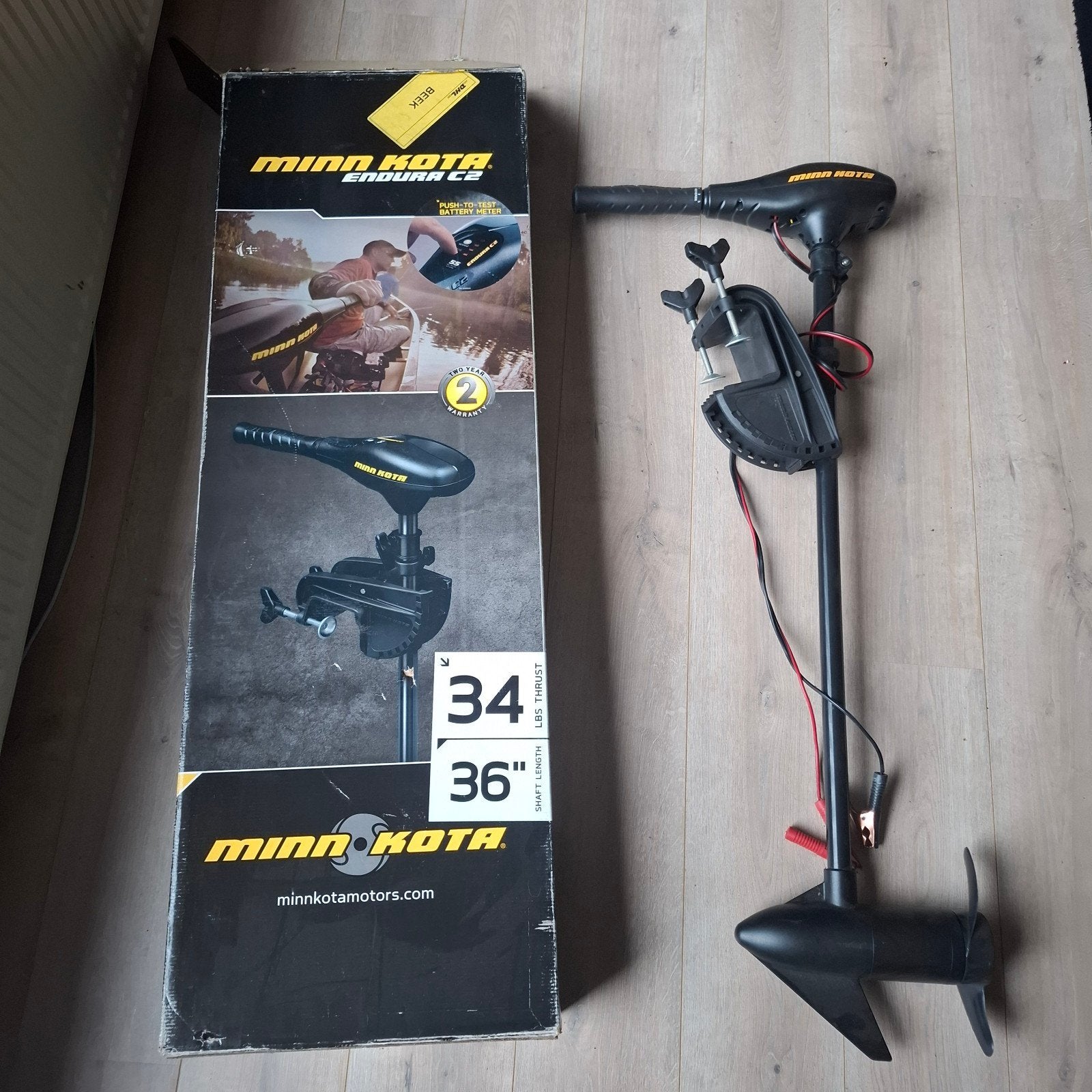 minn kota endura c2 34lbs, Watersport en Boten, Ophalen of Verzenden, Zo goed als nieuw, Overige typen