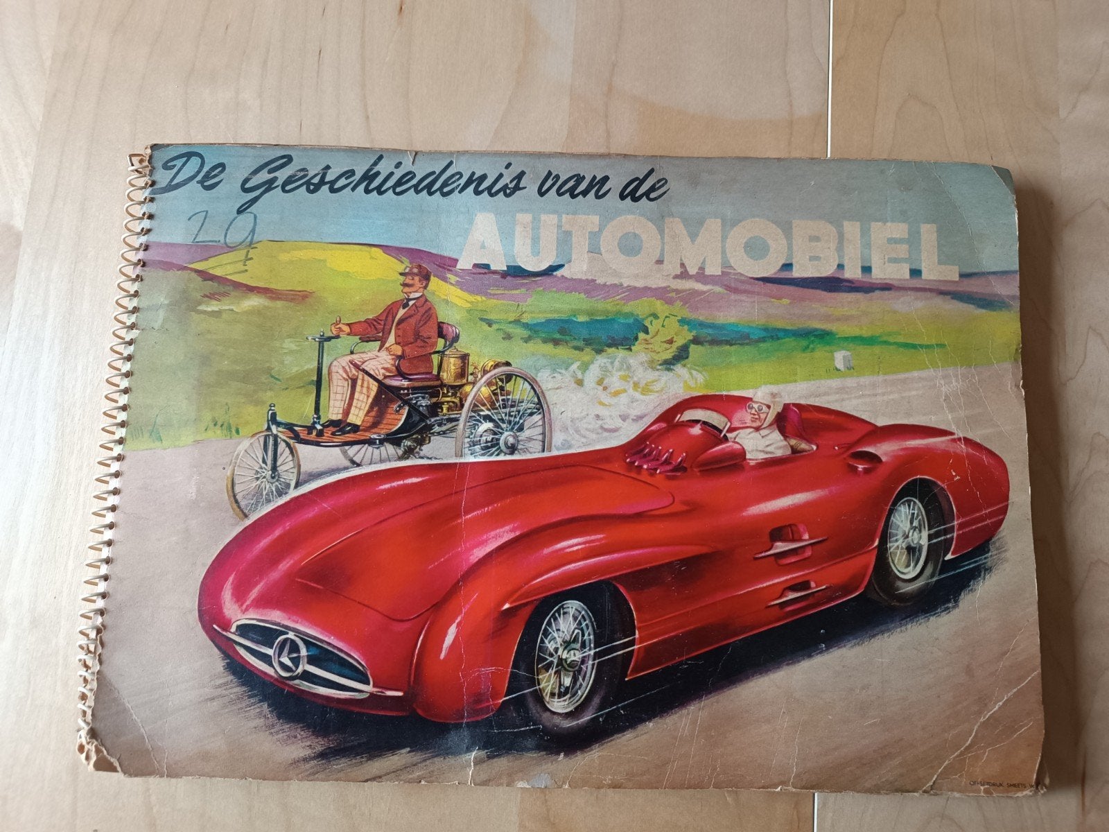 De Geschiedenis van de Automobiel - Verzamelalbum, Ophalen of Verzenden, Gelezen, Algemeen, Piet Olyslager