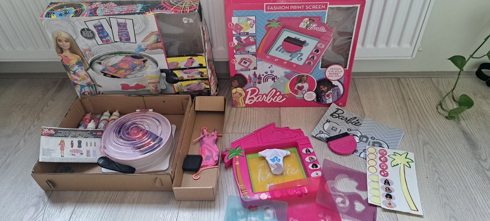 Barbie Fashion Design Studio & Tie-Dye Set, Ophalen of Verzenden, Gebruikt, Meisje