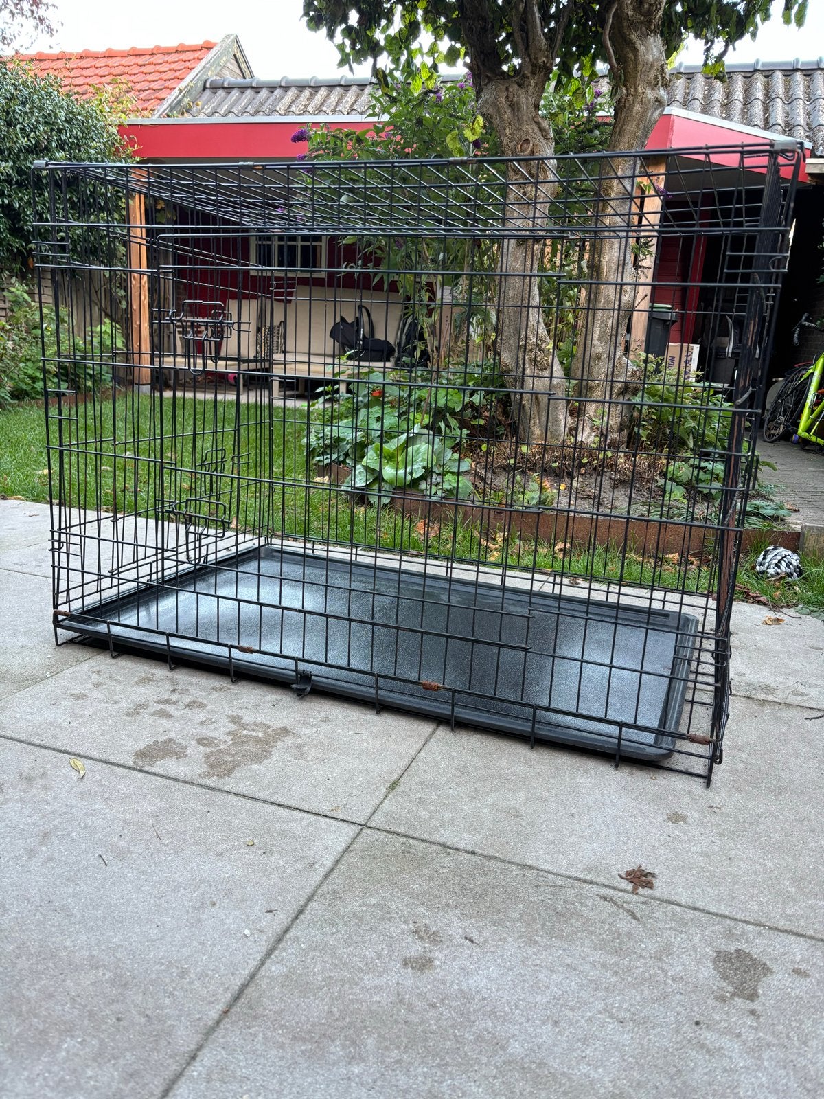Honden bench groot, Dieren en Toebehoren, Ophalen, Gebruikt