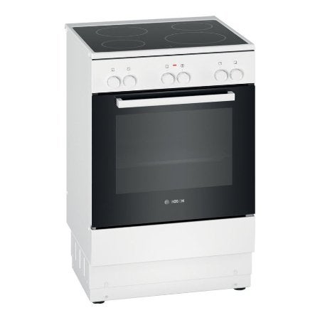 Bosch keramisch fornuis HKA004020U - Serie 2 - Wit, Minder dan 85 cm, BSH Huishoudapparaten, Keramisch, Nieuw