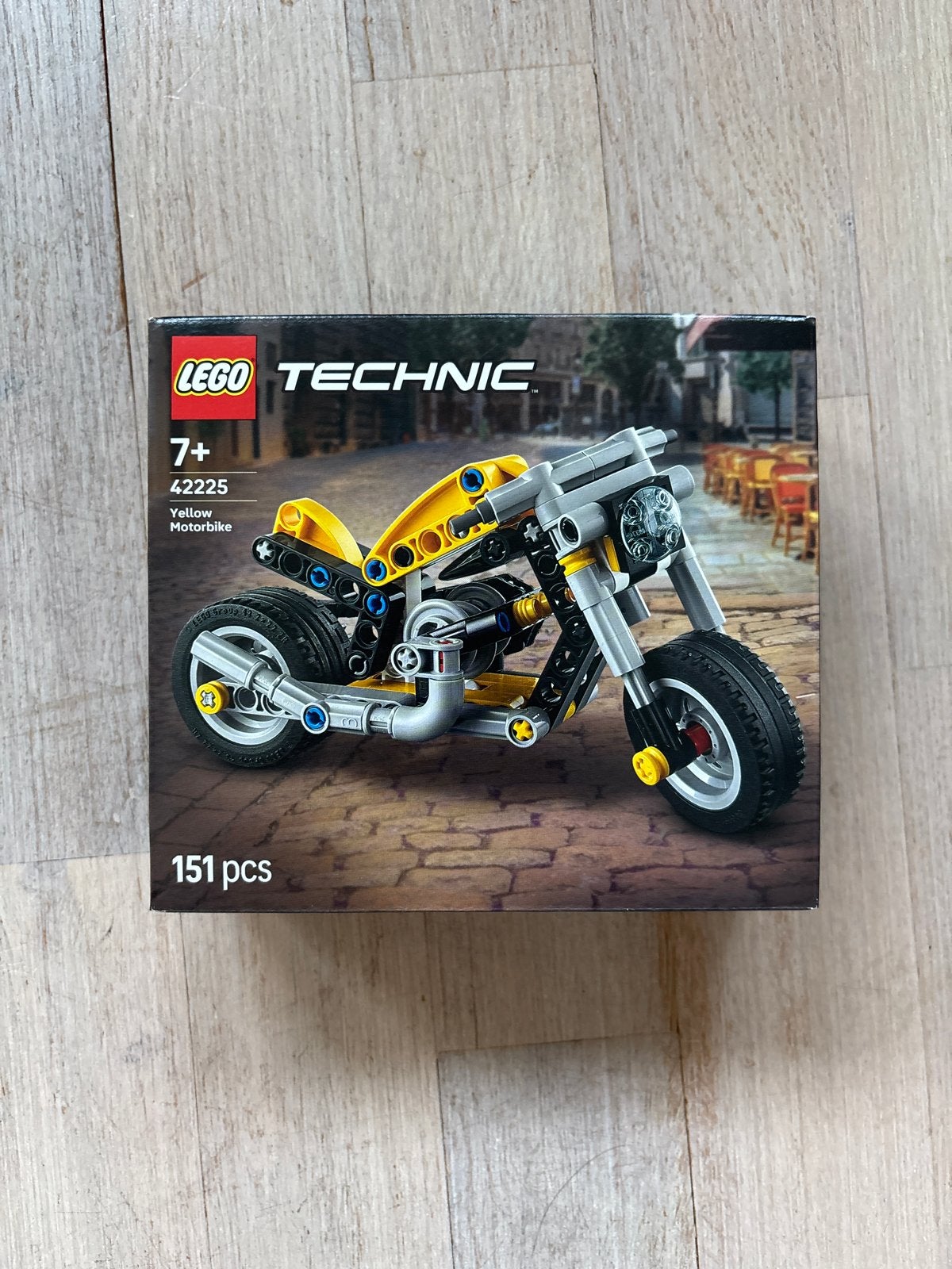 Lego Technic 42225 Gele Motorfiets - Nieuw in doos, Lego, Nieuw, Ophalen of Verzenden, Technic