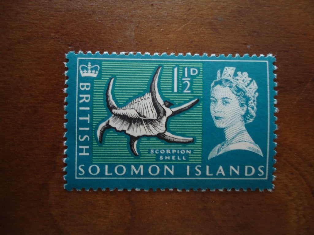 Vis zeeslak Solomon isl. 1965, mi. 115 postfris, Ophalen of Verzenden, Postfris, Dier of Natuur