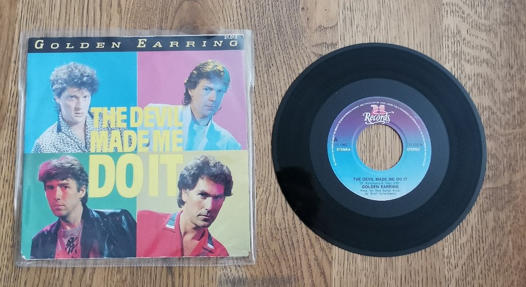 Single Golden Earring - The devil made me do it, Ophalen of Verzenden, Gebruikt, Pop