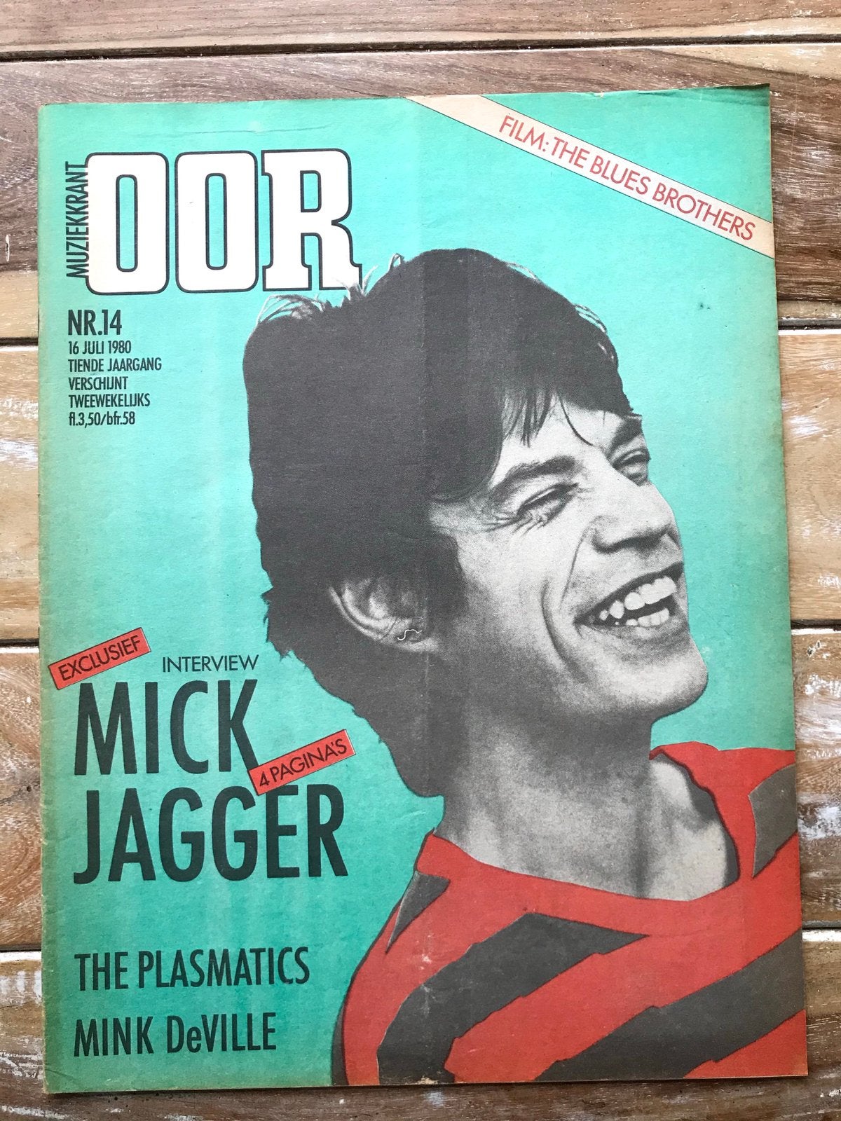 Muziekkrant OOR 1980 SAXON Plasmatics MICK JAGGER Bob Marley, Boeken, Ophalen of Verzenden, Zo goed als nieuw, Muziek, Film of Tv