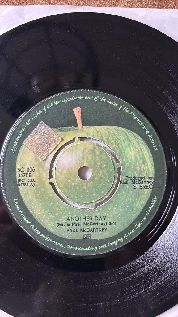 Paul Mc Cartney- Another day, Ophalen of Verzenden, Zo goed als nieuw, Pop