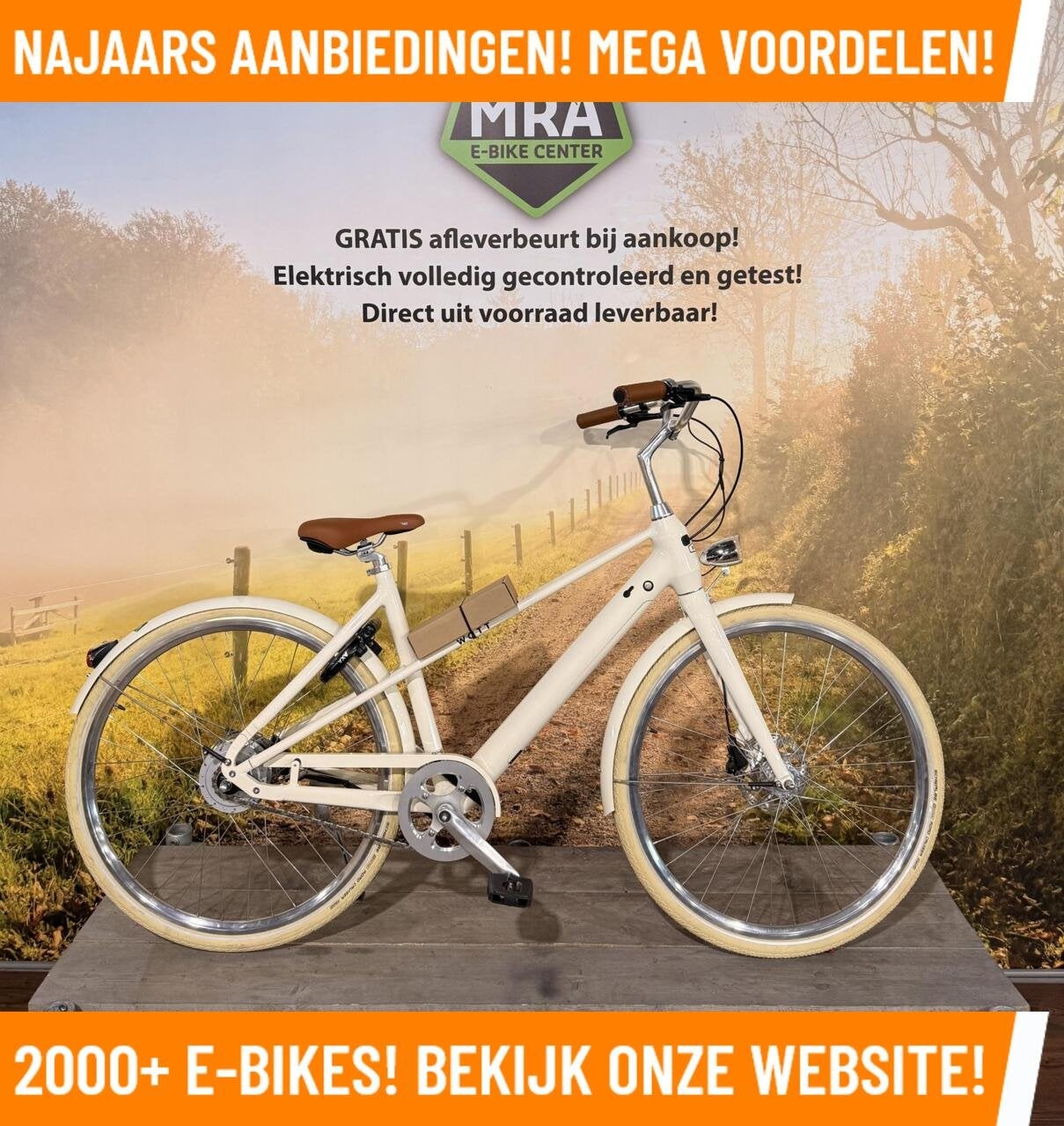 Watt Elektrische fiets met Achterwiel motor ebikes bij MRA!, Nieuw, 50 km per accu of meer, Overige merken