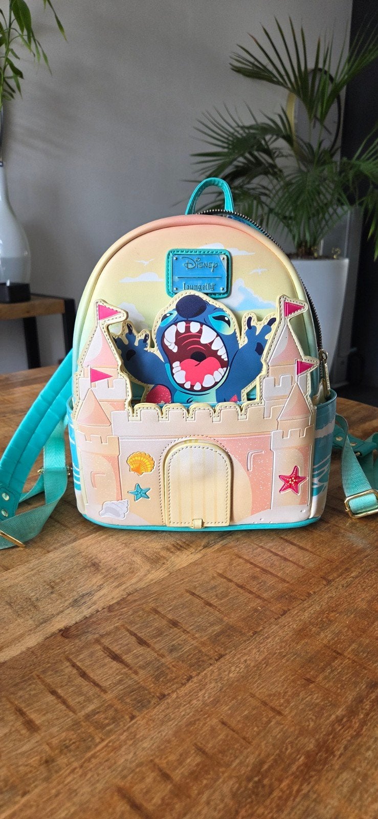 Disney loungefly stitch rugzak, Minder dan 30 cm, Ophalen of Verzenden, Zo goed als nieuw, Minder dan 30 cm