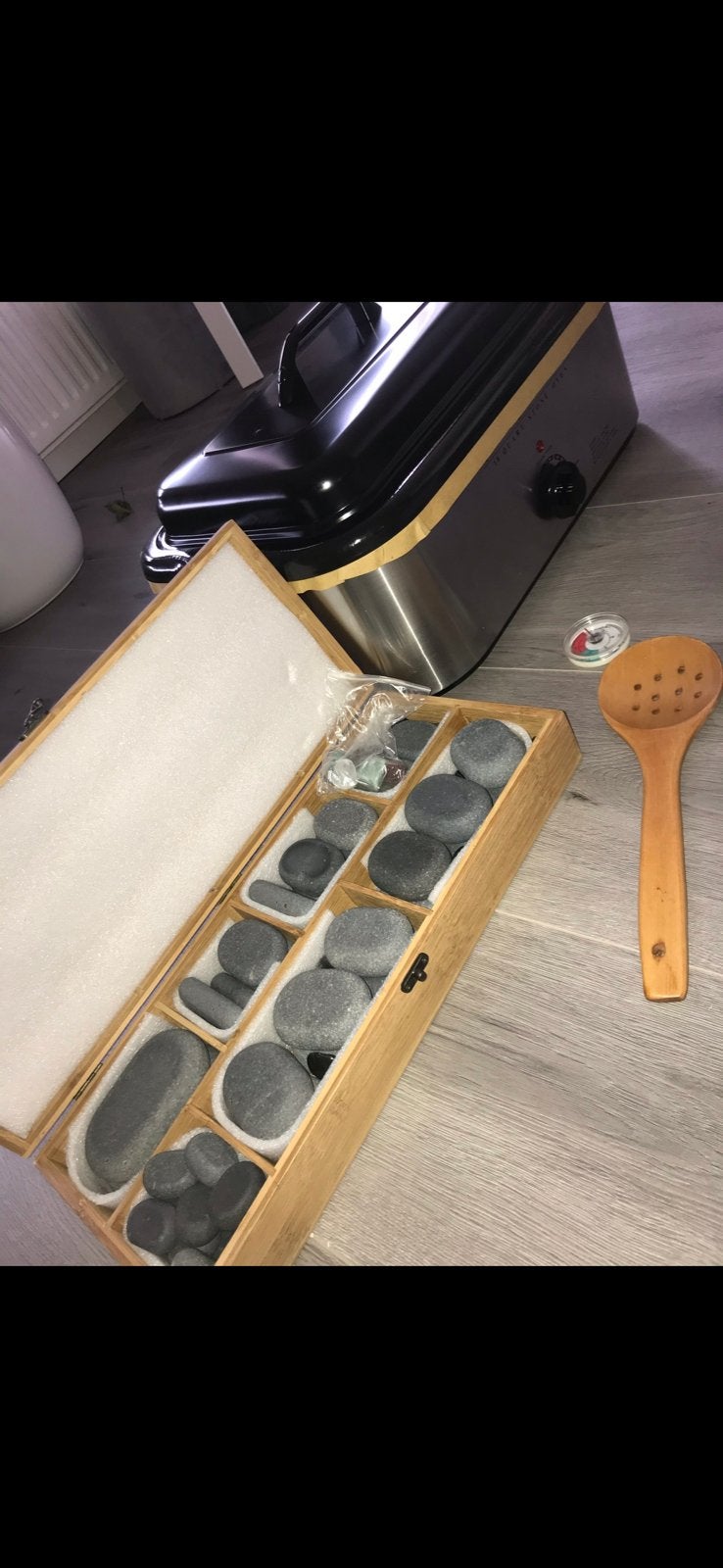 Hot stone massage oven en stenen - NIEUW, Ophalen, Nieuw, Hotstone