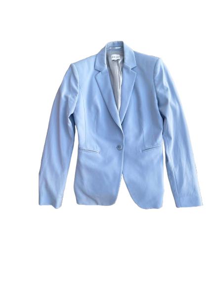 Reiss damespak – lichtblauw – maat 38 (valt als 36), Reiss, Kostuum of Pak, Blauw, Ophalen of Verzenden