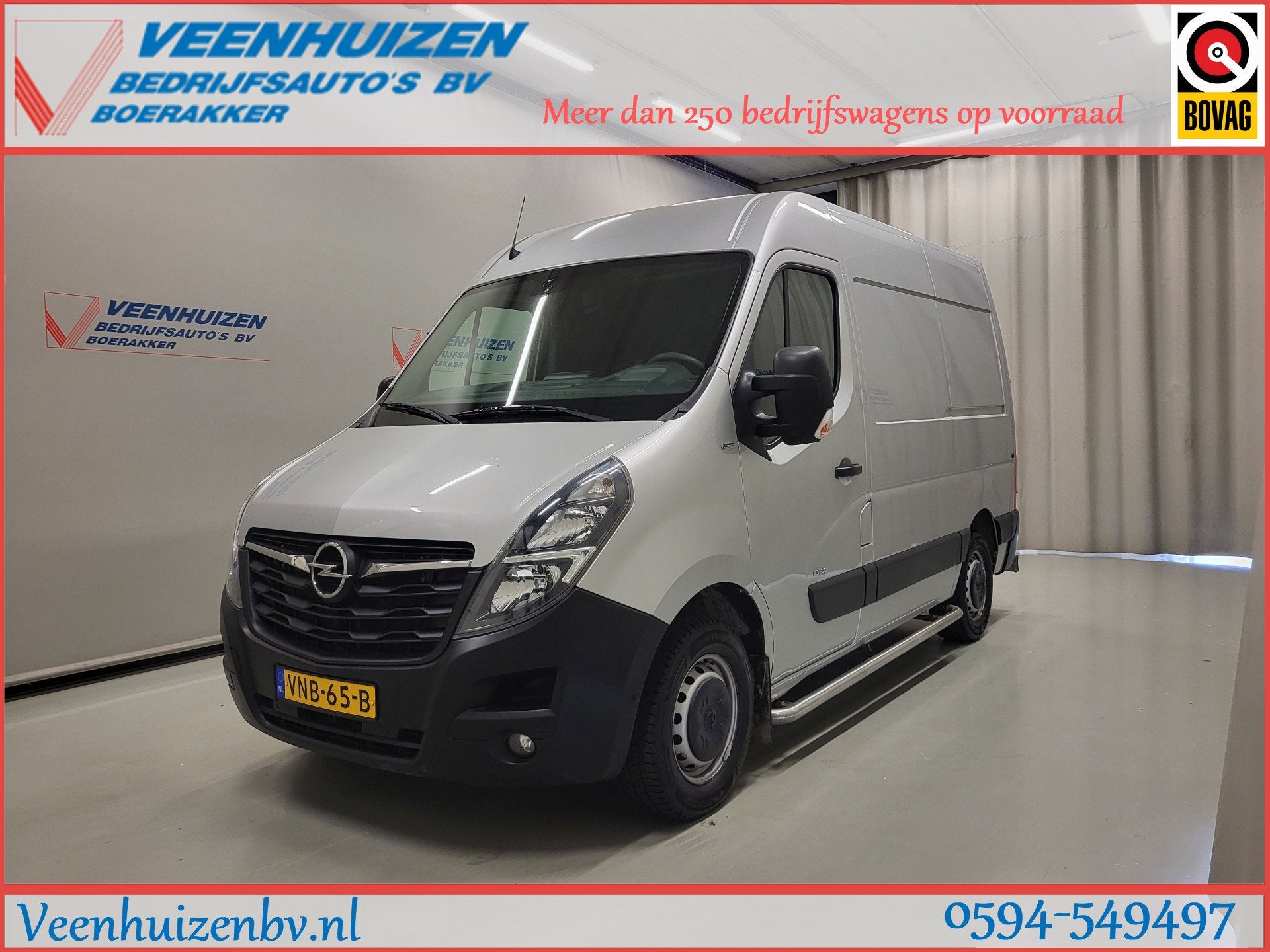 Opel Movano 2.3CDTI 180pk L1/H2 Automaat Euro 6! (bj 2022), Gebruikt, Euro 6, 4 cilinders, 179 pk