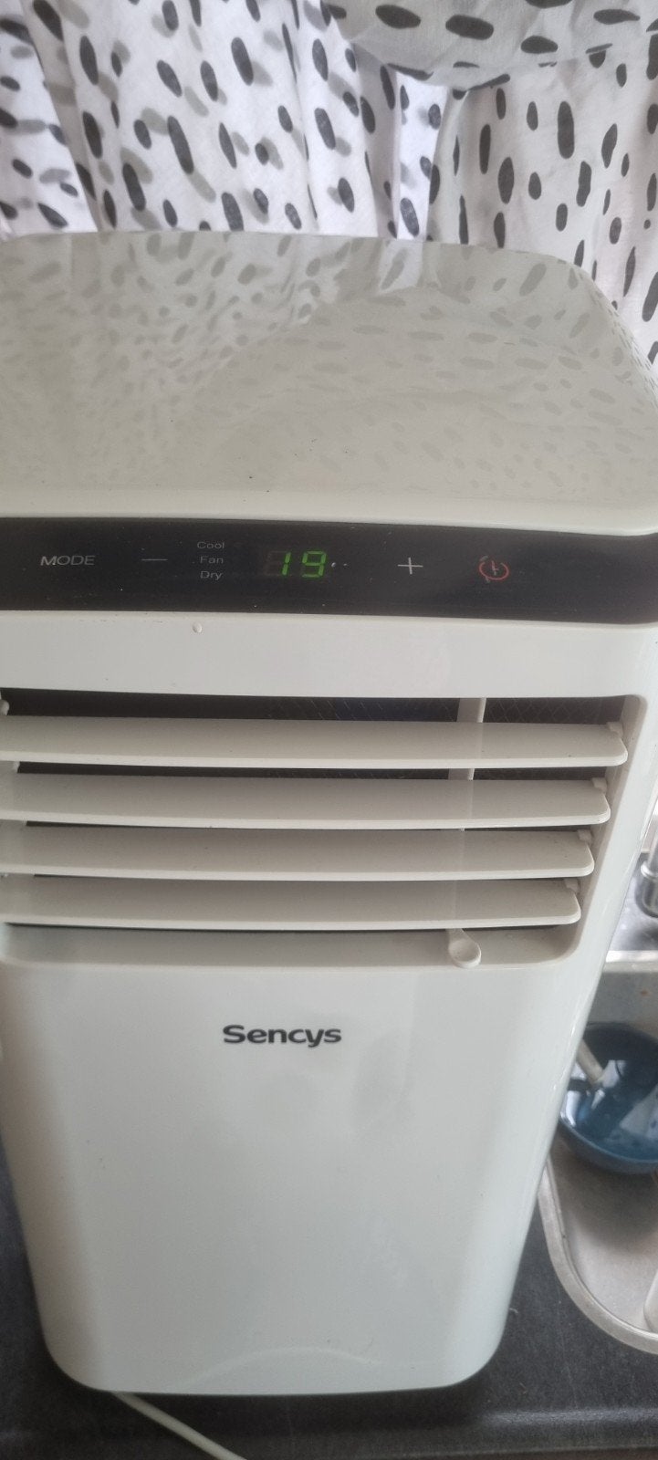 Sencys mobiele airco – 8000 BTU, Gebruikt, Minder dan 60 m³, 3 snelheden of meer, Ophalen of Verzenden