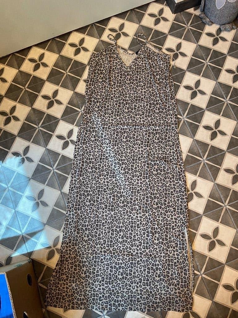 Rock Rebel by Emp Jurk panter look Maat M, Kleding | Dames, Maat 38/40 (M), Zwart, Rock Rebel by Emp Jurk panter look Maat M, Nieuw
