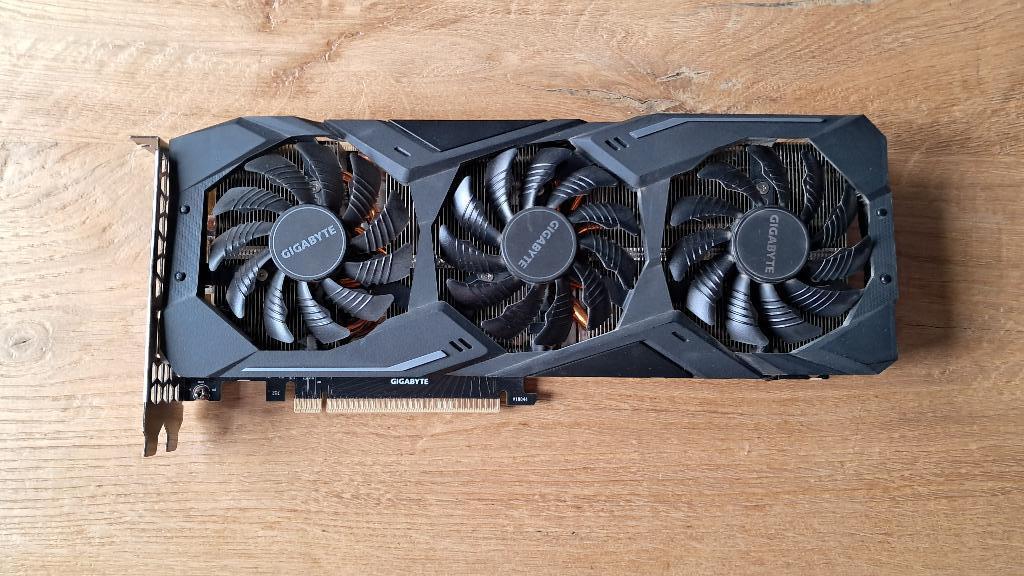 2x Gigabyte RTX 2070 OC 8GB, PCI-Express 3, Gebruikt, GDDR6, Ophalen of Verzenden