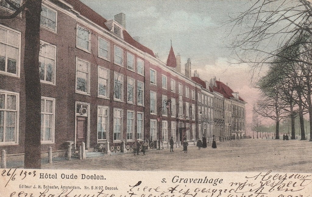 Den Haag, Verzamelen, Ansichtkaarten | Nederland, Ophalen of Verzenden, Voor 1920, Gelopen, Zuid-Holland