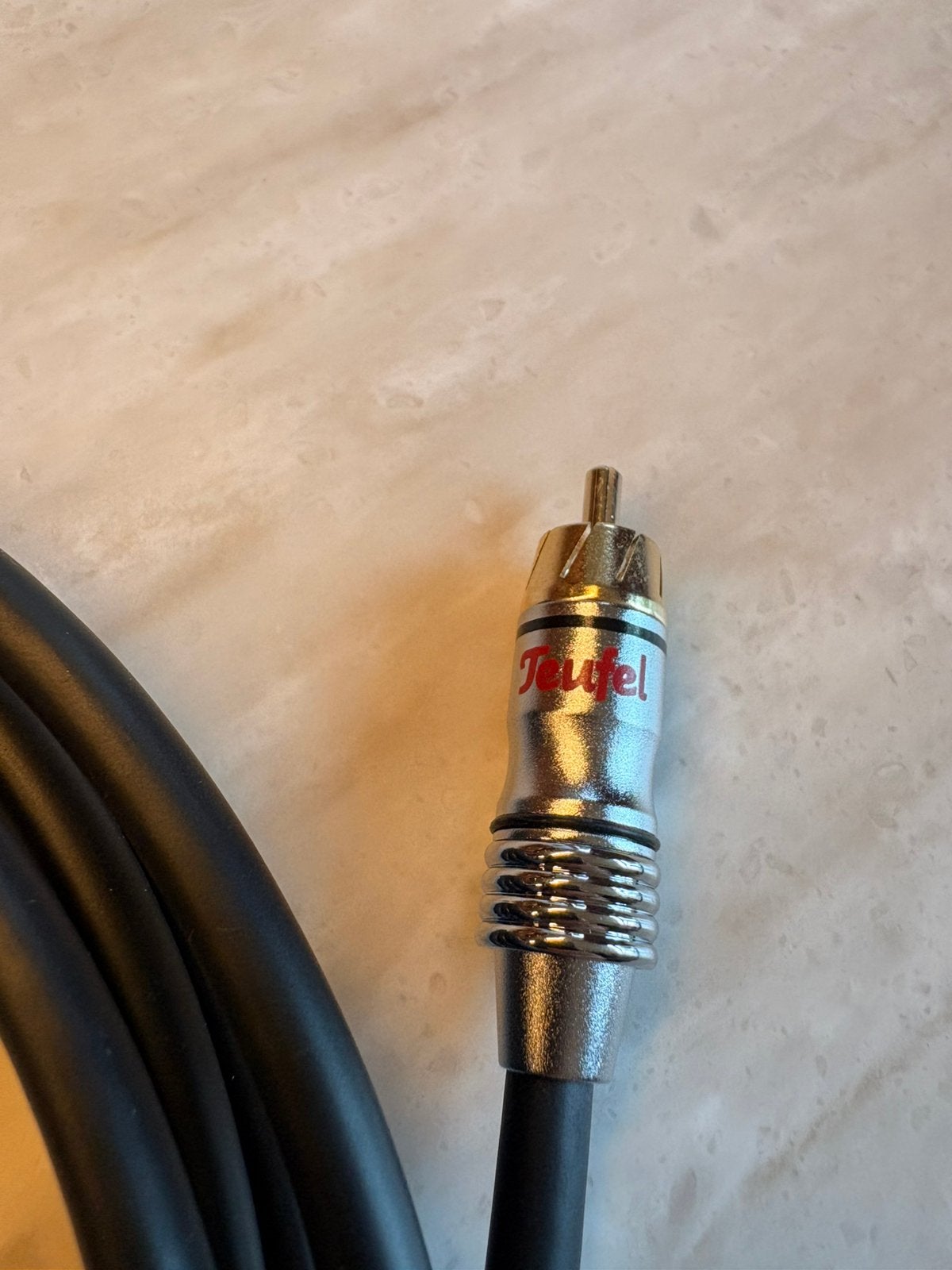 Teufel subwoofer kabel, Ophalen, Nieuw, 2 tot 5 meter, Overige kabels