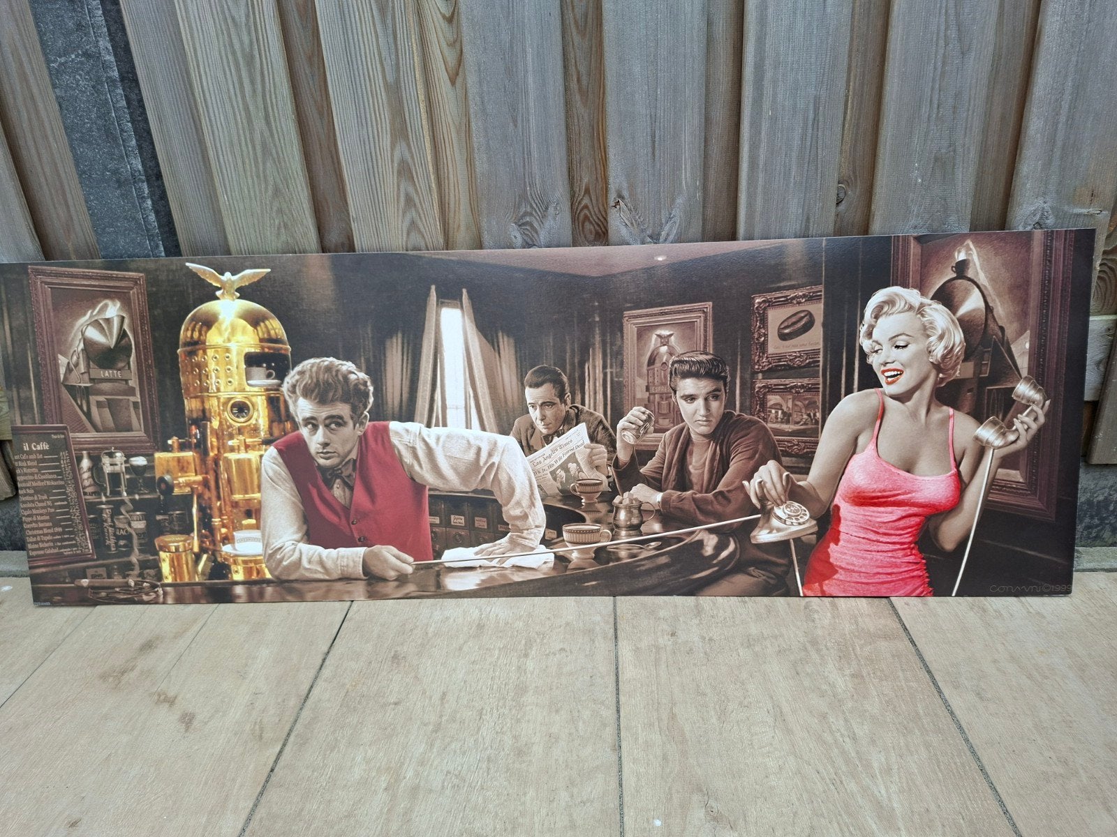 Elvis Presley/Marilyn Monroe schilderij, Ophalen