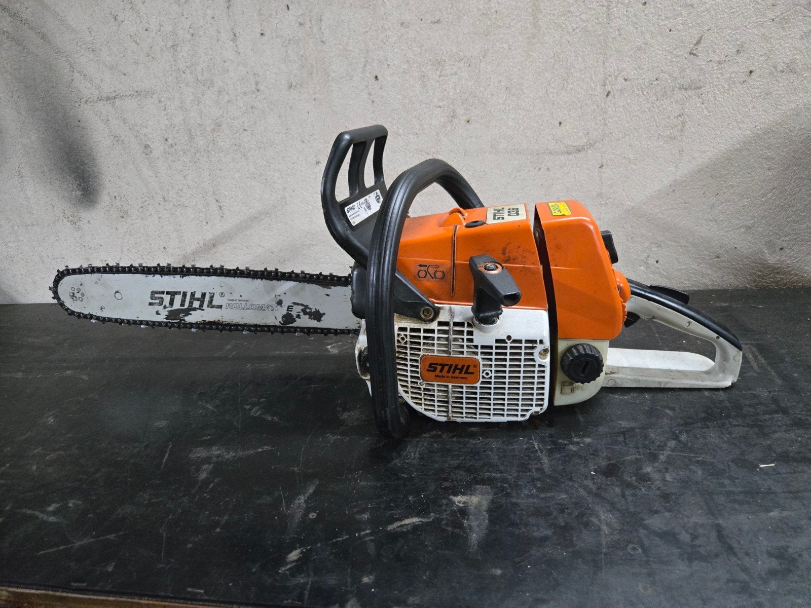 Stihl 036 Kettingzaag | Nieuwe Cilinder + Zuiger | MS036 360, Info@stihl.nl, Stihl, Gebruikt, Stihl 036 Benzine Kettingzaag 45cm blad