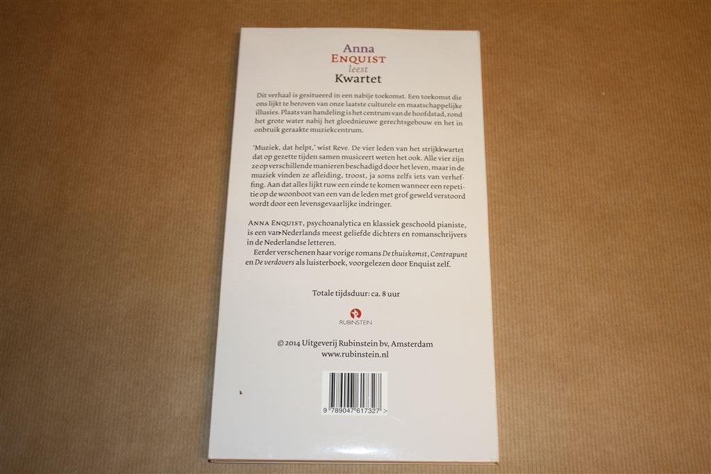 Anna Enquist leest Kwartet. Lusiterboek., Ophalen of Verzenden
