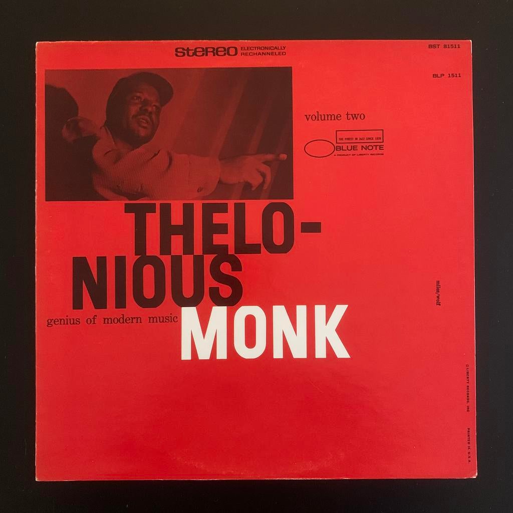 Thelonious Monk vol 2 Blue Note LP, Cd's en Dvd's, Vinyl | Jazz en Blues, 1960 tot 1980, Ophalen of Verzenden, Zo goed als nieuw