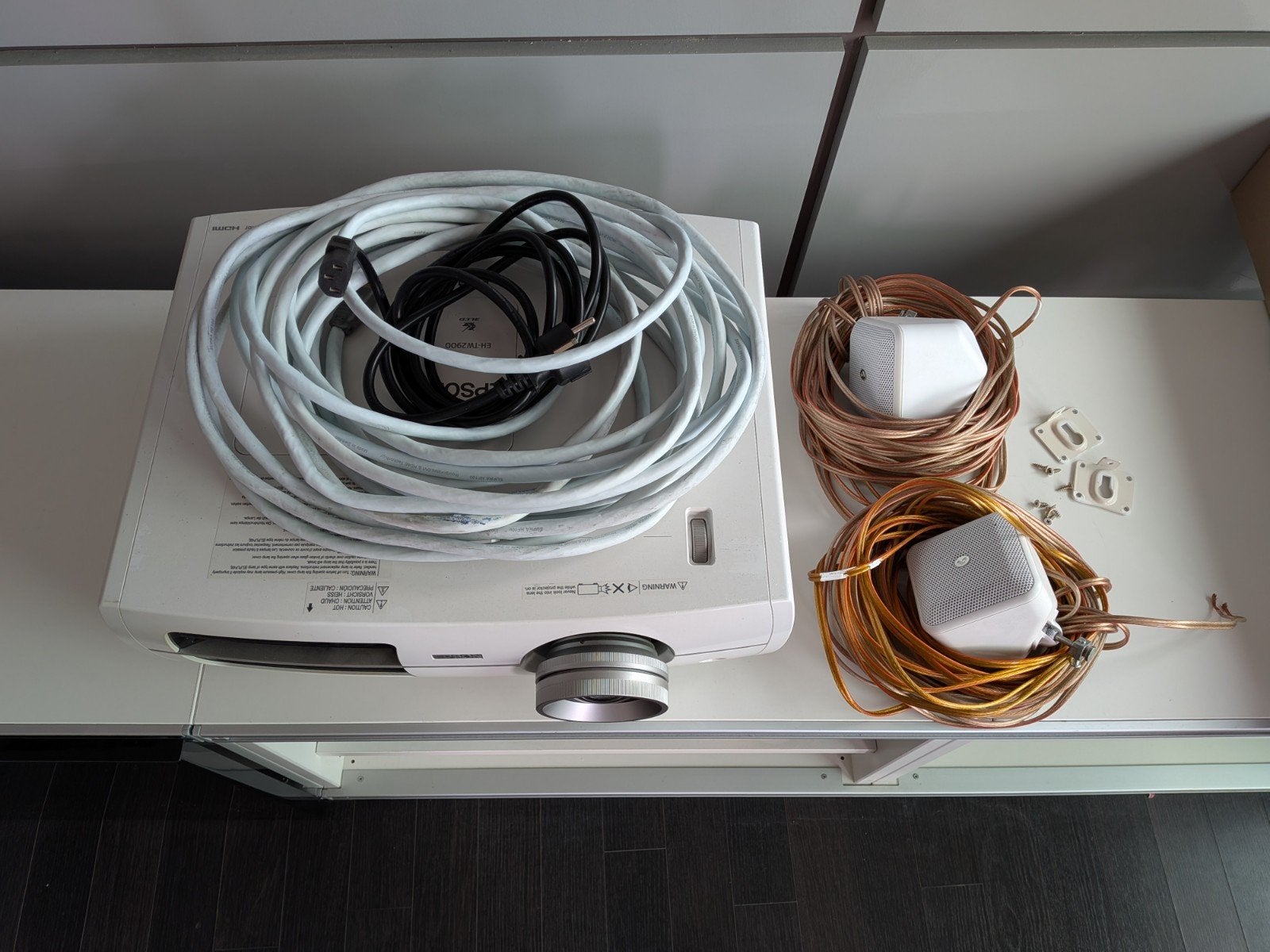 Complete Home Cinema Set: Epson EH-TW2900 Beamer + Cambridge, Ophalen, Gebruikt
