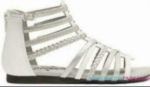 Muyters sandalen slippers 33 wit sandaaltjes, Gebruikt, Overige typen, Verzenden, Meisje