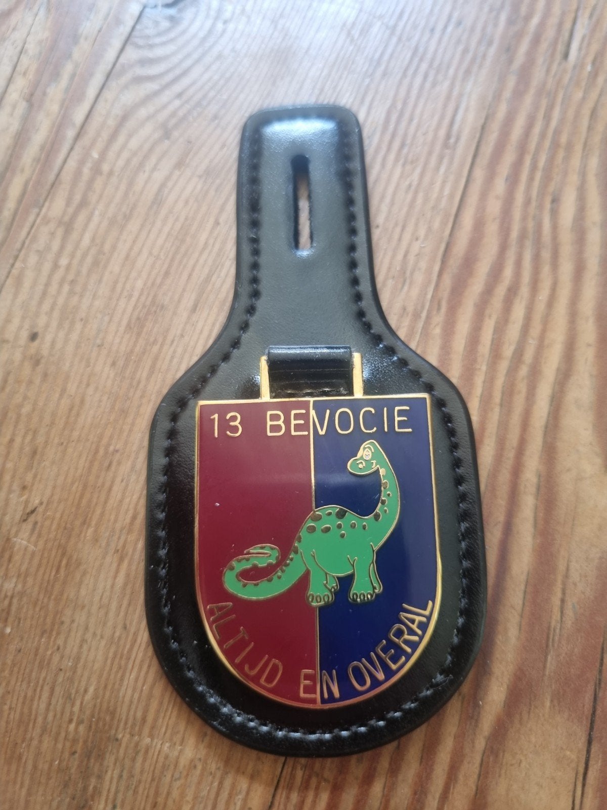 Borstzakhanger 13 BEVOCIE, Verzamelen, Ophalen of Verzenden, Landmacht, Nederland, Embleem of Badge
