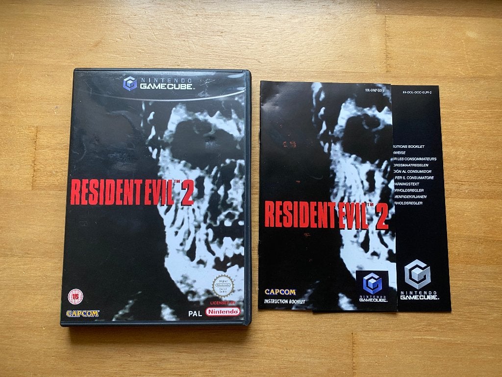 Resident evil 2 gamecube, Spelcomputers en Games, Games | Nintendo GameCube, Avontuur en Actie, Ophalen of Verzenden, Zo goed als nieuw