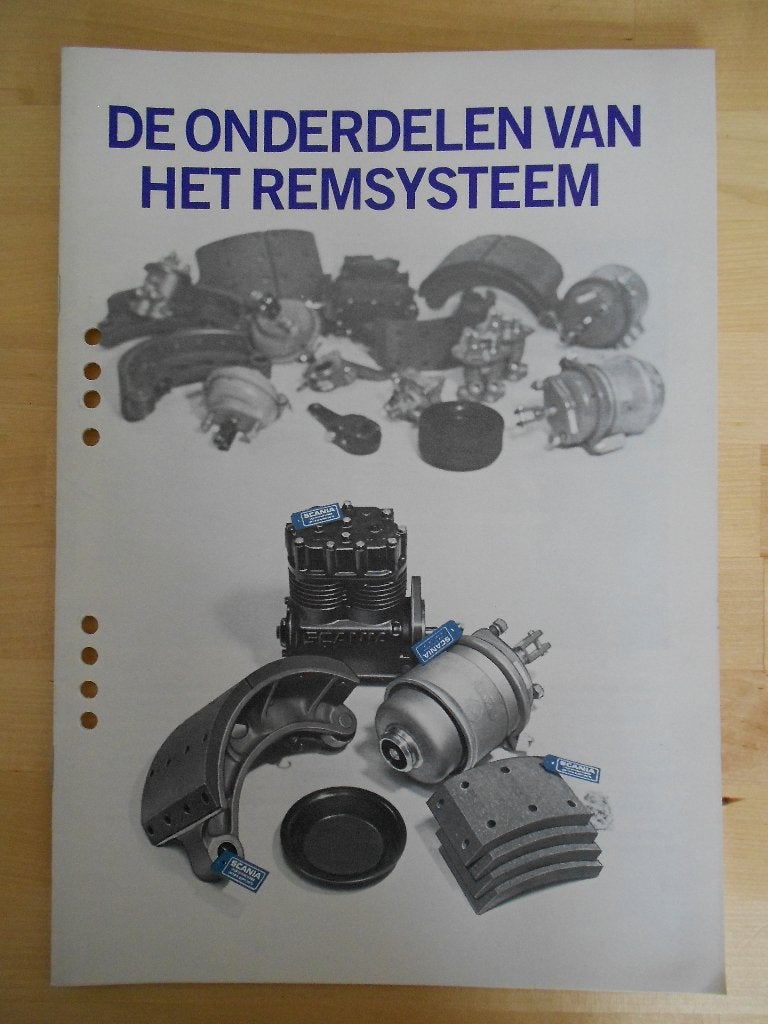 Scania Remsysteem Brochure ca 1980 – 141 111 81, Ophalen of Verzenden, Zo goed als nieuw, Overige merken, Scania