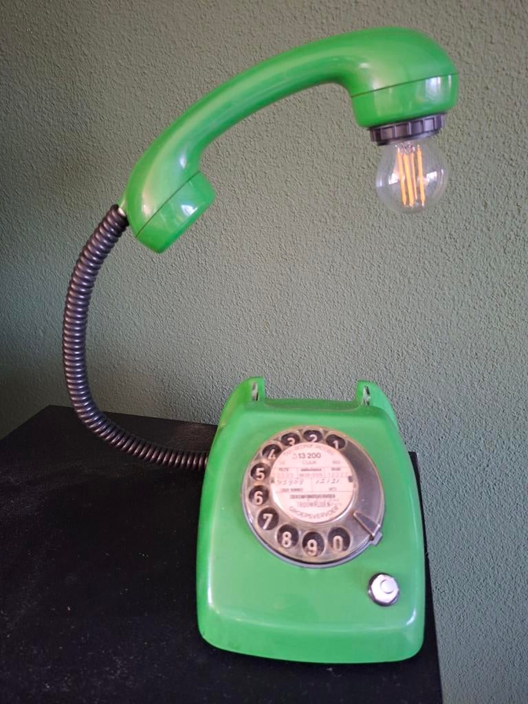 T65 telefoon jaren '60 lamp, Ophalen of Verzenden, Minder dan 50 cm