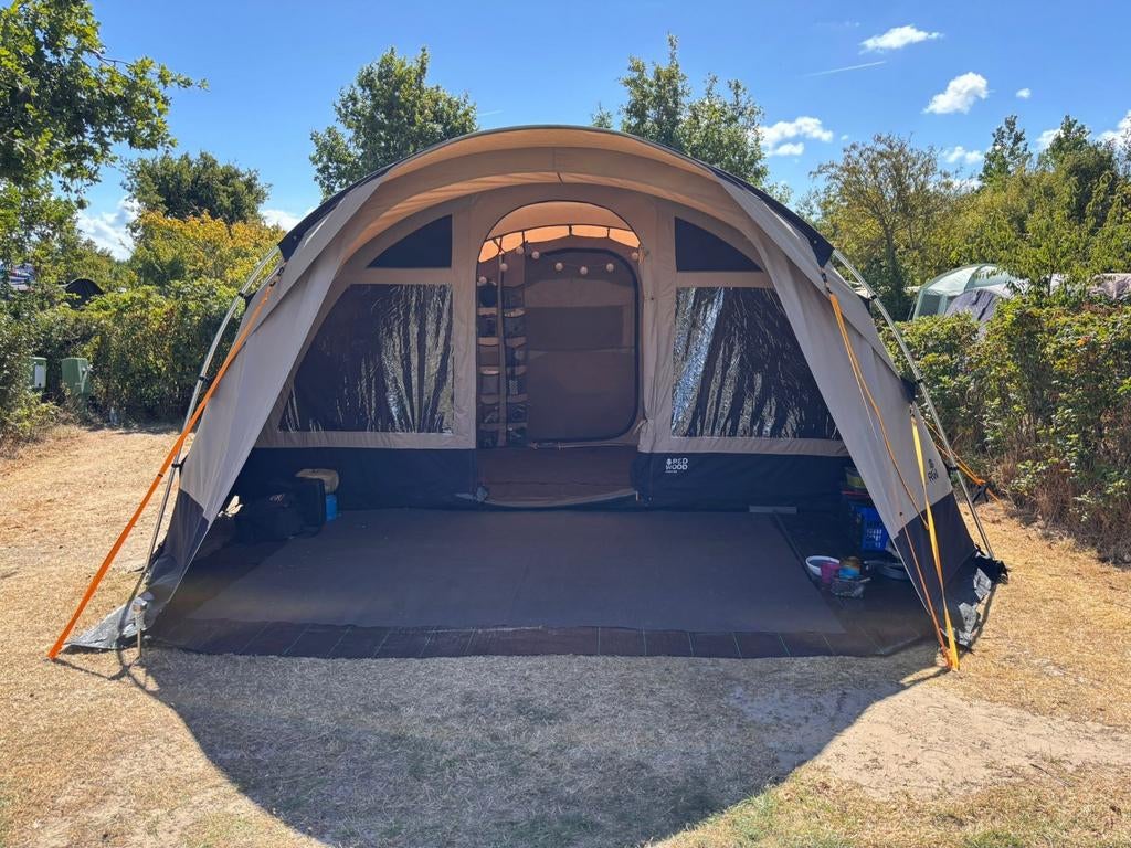 Redwood Birch 440 tunneltent - 6 persoons technisch katoen, Ophalen