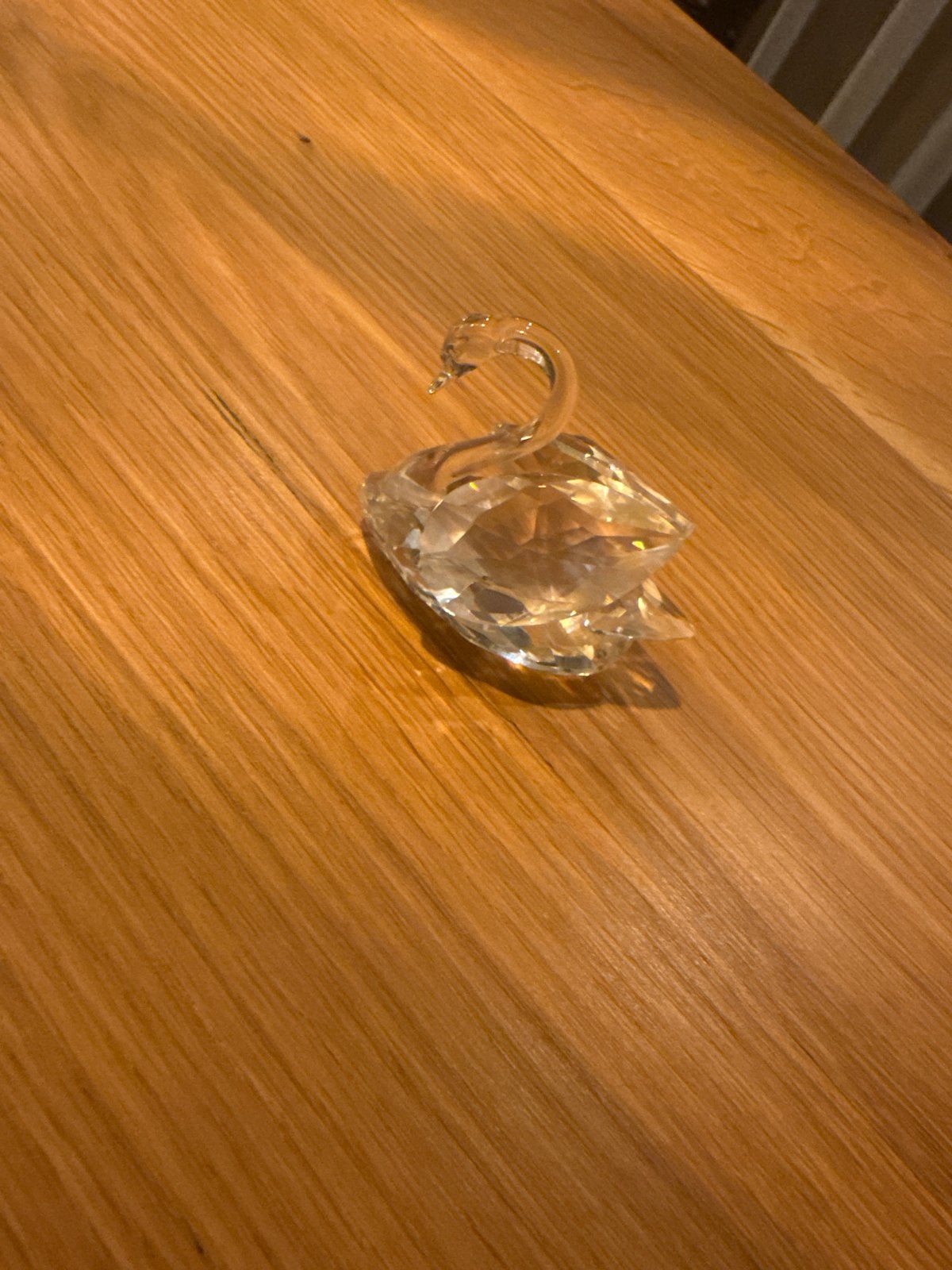 Swarovski Zwaan Kristal Figuur, Ophalen of Verzenden, Zo goed als nieuw, Figuurtje