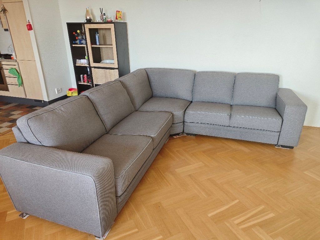 Hoekbank - Bank, Huis en Inrichting, Banken | Bankstellen, 250 tot 300 cm, Gebruikt, Hoekbank, Ophalen of Verzenden