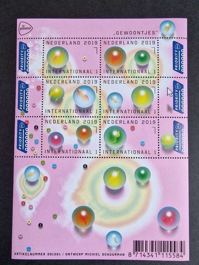 2016 V3791-3796 Gewoontjes Internationaal. Postfris, Ophalen of Verzenden, Na 1940, Postfris