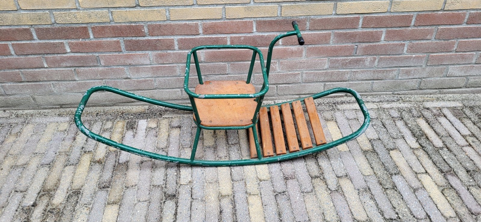 hobbelpaard, Ophalen