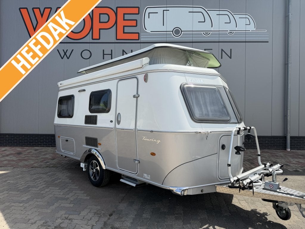 Eriba Touring 542 Urban Mover Luifel Fietsd, Caravans en Kamperen, Caravans, Bedrijf, Treinzit, Tot en met 3, Eriba