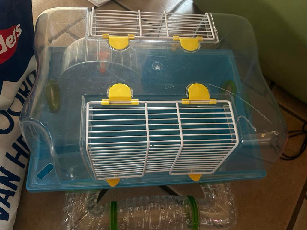 Hamsterkooi met benodigdheden, Dieren en Toebehoren, Ophalen of Verzenden, Minder dan 75 cm, Kooi, Minder dan 60 cm
