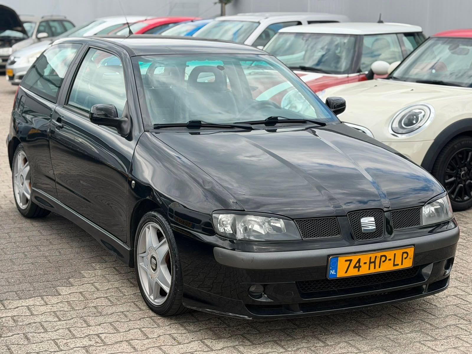 Seat Ibiza 1.8-20V Turbo Cupra 2001 Airco Nieuwe APK, Auto's, Seat, Gebruikt, Leder en Stof, Origineel Nederlands, Bedrijf