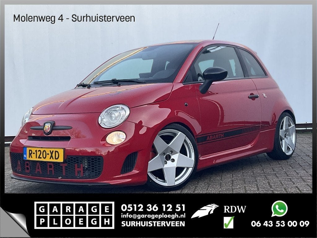 Fiat 500 1.4-16V Abarth G-Tech Kleppensysteem Borbet Voll.On, Voorwielaandrijving, Euro 5, Bedrijf, Handgeschakeld