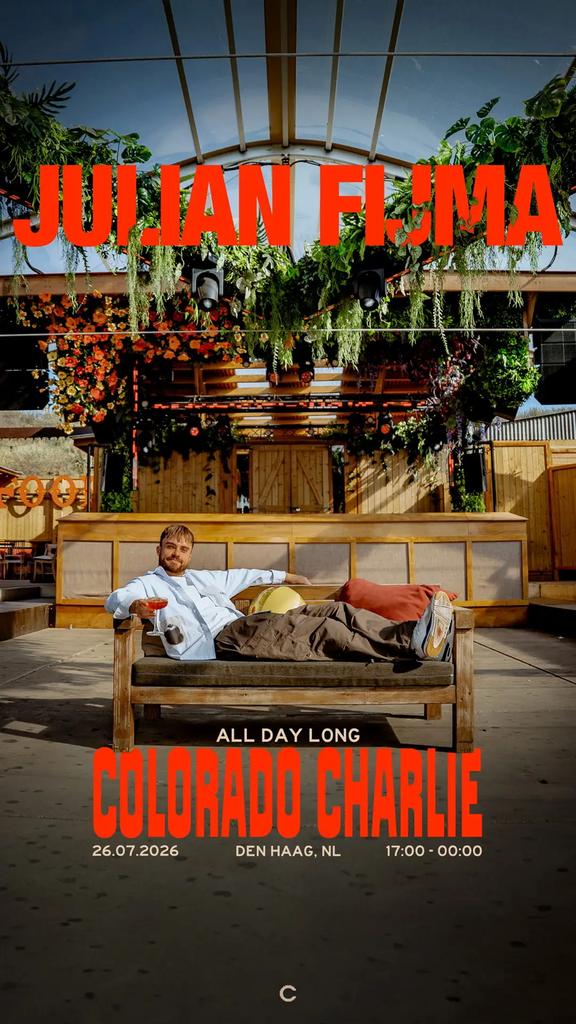 2 tickets Julian Fijma 26 juli colorado charlie, Drie personen of meer, Ticket of Toegangskaart