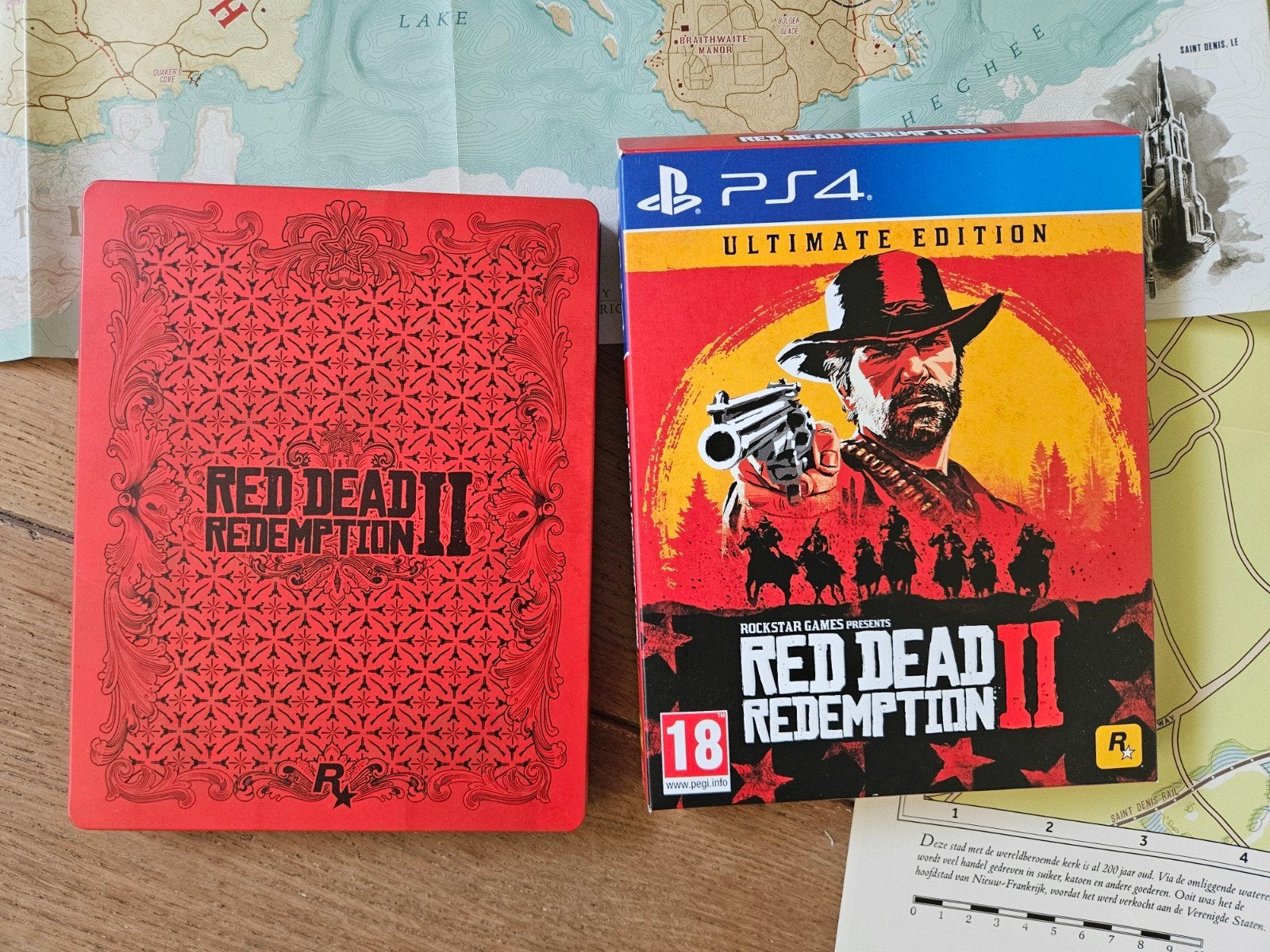 Red Dead Redemption 2 Ultimate Edition PS4, Spelcomputers en Games, Avontuur en Actie, Online, Vanaf 18 jaar, 1 speler