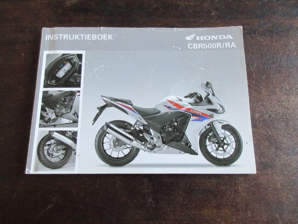 Honda CBR500R CBR500RA instructieboek manual, Ophalen of Verzenden, Honda